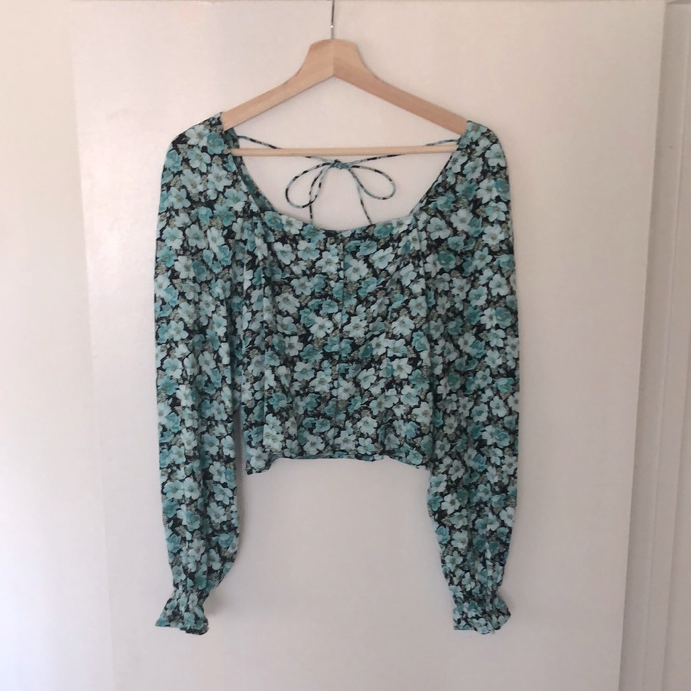 & Other Stories Flower-print Blouse